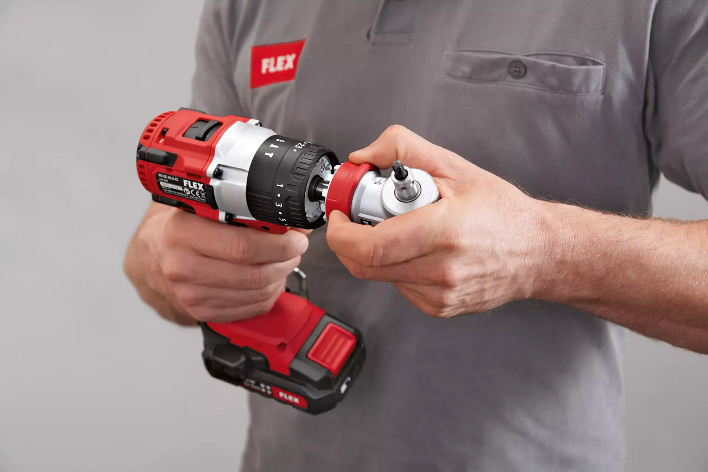 Tramano avvitatore a percussione 2 velocità a batteria 18 V Flex PD 2G 18.0-EC