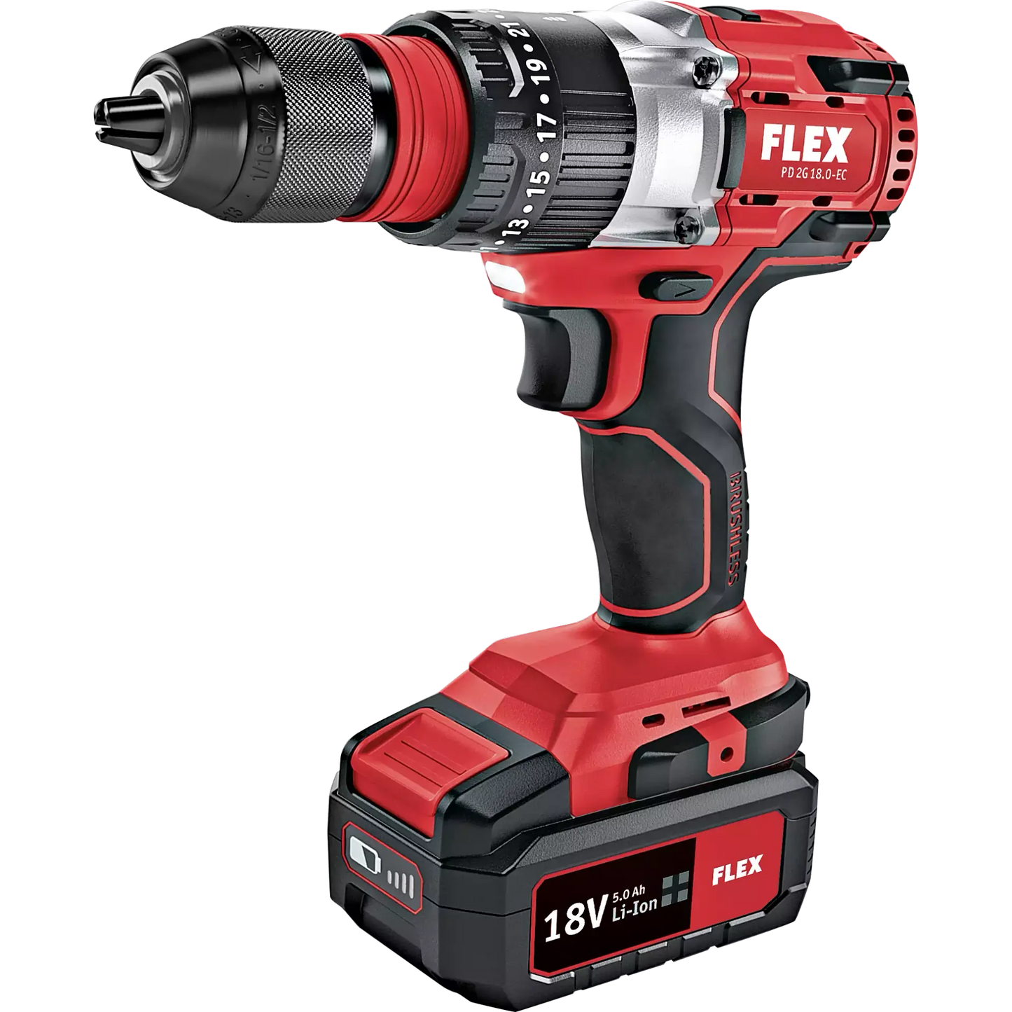 Tramano avvitatore a percussione 2 velocità a batteria 18 V Flex PD 2G 18.0-EC