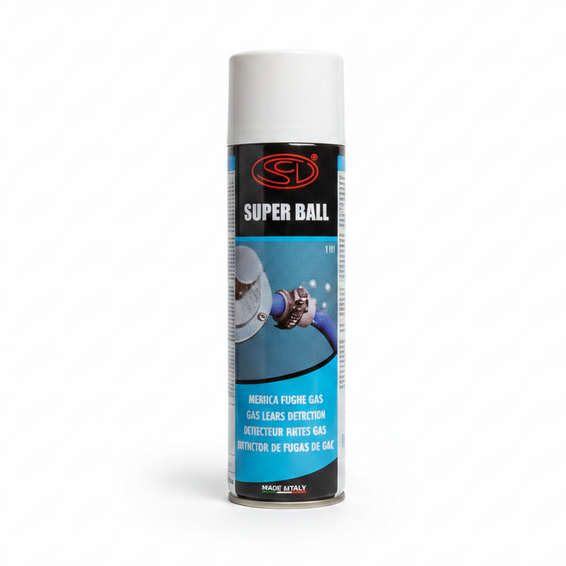 Cercafughe Spray SUPER BALL 500ml | Trova Perdite Gas e Aria | Caldaie e Tubazioni