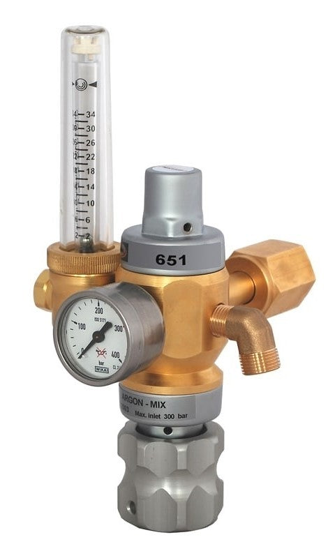 RIDUTTORE A DOPPIO STADIO CON FLUSSOMETRO PER ARGON/CO2 HARRIS (Mod. 651 30 Lmp)