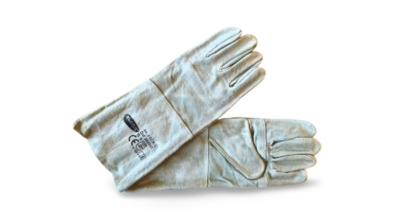 Guanti crosta lunghi rinforzati per SALDATURA