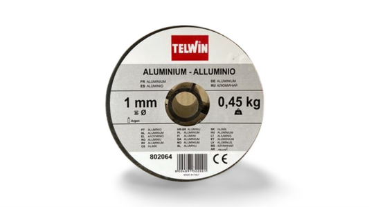 rocchetto filo alluminio AL Mg 5% Diametro 1,0 da 0,45 kg