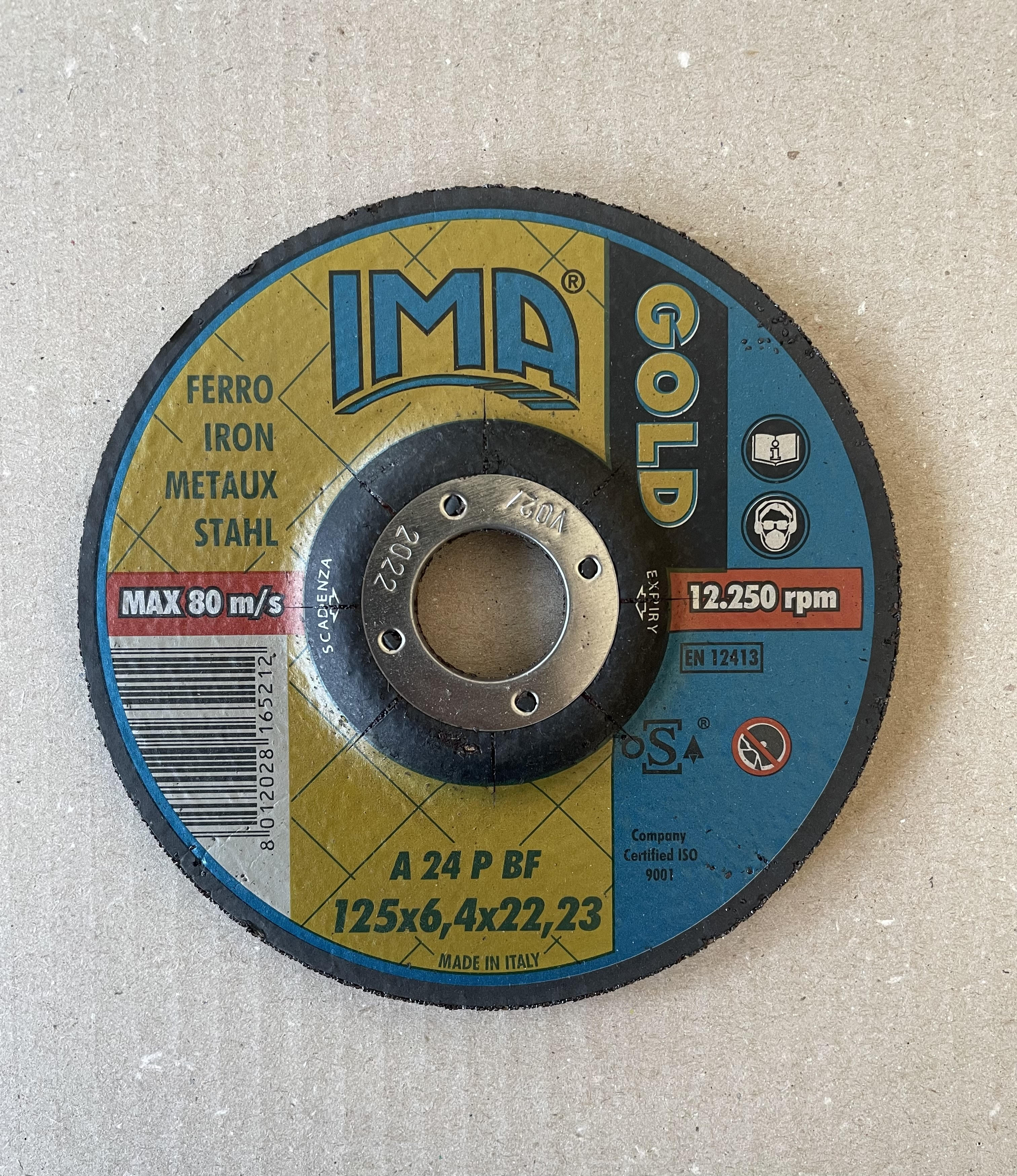 DISCHI SBAVATURA Acciaio, GOLD , Tutte Le Misure, IMA Dischi Smeriglio - Foto 6