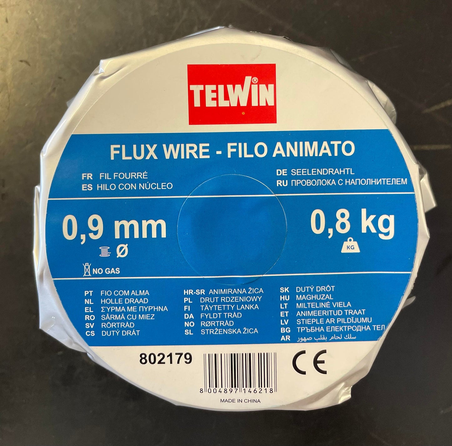 rocchetto di filo animato, D 0,9 da 0,8 kg per saldatura ferro