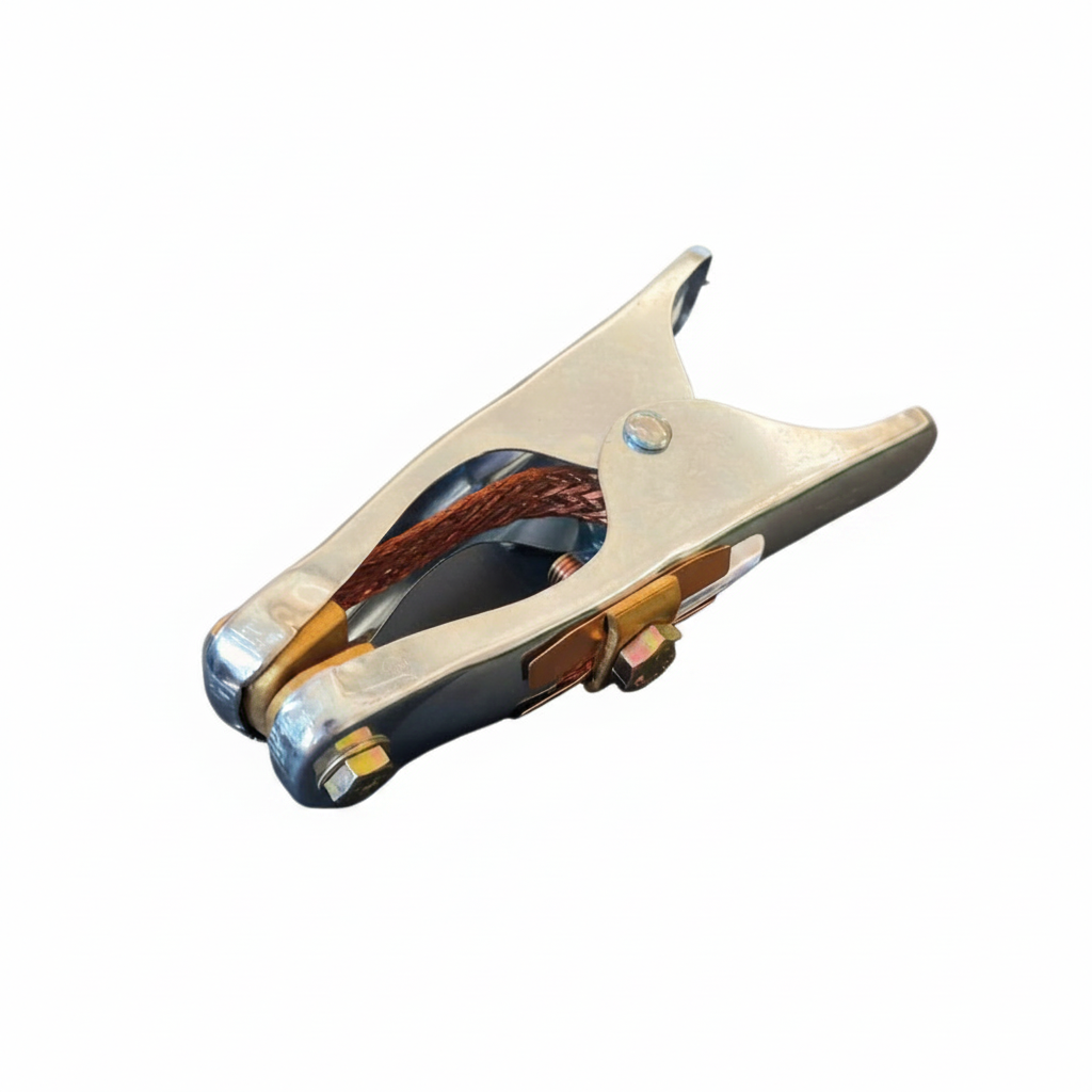 Morsetti di massa e pinze portaelettrodo