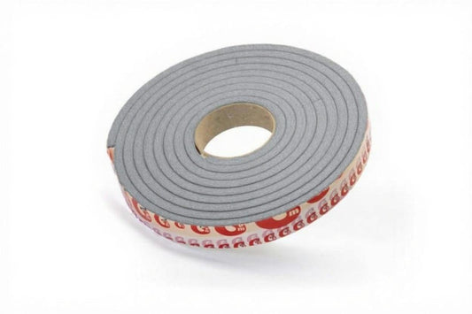 Silicone Espanso FDA, per ambiente alimentare, GRIGIO, 350 Kg/mc, adesivo.