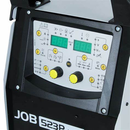 SUPER OFFERTA: SALDATRICE INVERTER MULTIPROCESSO DECA JOB 523P LAB CON 2 TORCE DA 3 mt, DOPPIO PULSATA