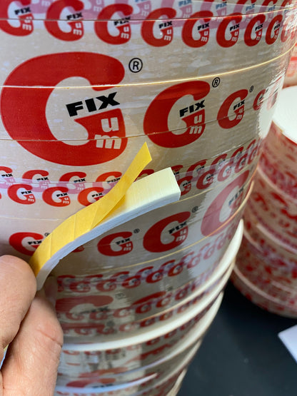 Rotolino in Silicone espanso, adesivo, bianco