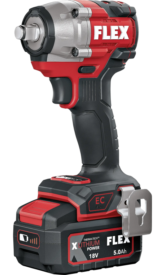 AVVITATORE A PERCUSSIONE COMPATTO A BATTERIA 18,0 V FLEX IW 1/2" 400 18-EC