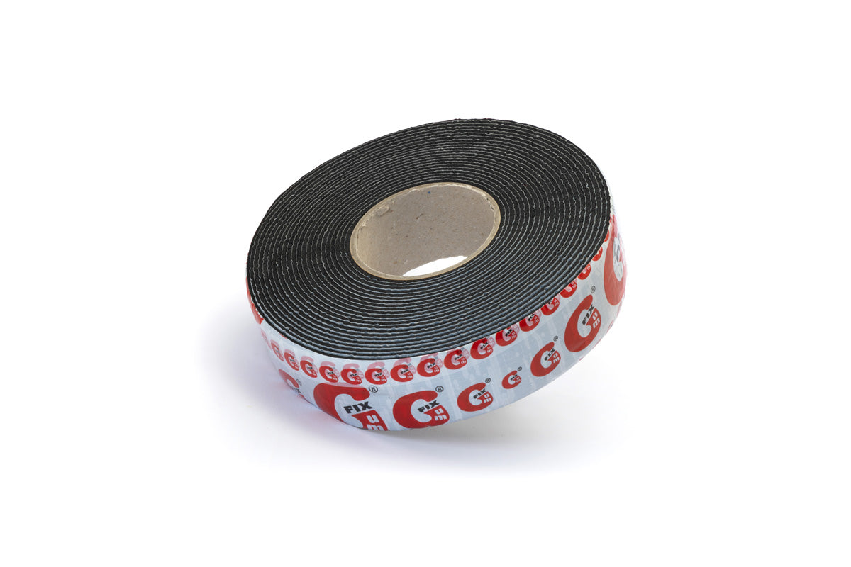 Fascia isolante auto-adesiva 50x3 mm da 10 mt, in materiale espanso a celle chiuse, UL 94, imputrescibile