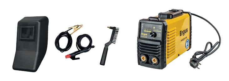 SALDATRICE ELETTRODO INVERTER ERGUS PANZER 200 -160 A al 100%