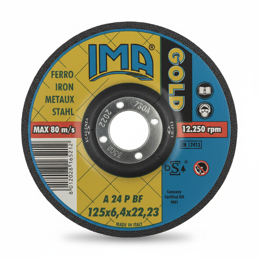 Dischi Sbavatura Ferro-Acciaio GOLD IMA 115/125mm (25 pz)