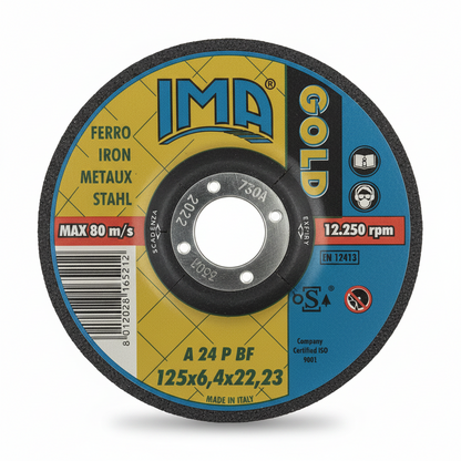 Dischi Sbavatura Ferro-Acciaio GOLD IMA 115/125mm (25 pz)