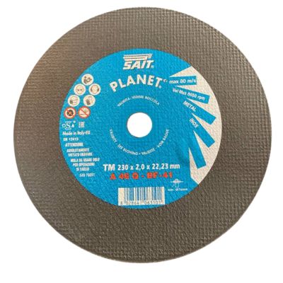 Disco da Taglio SAIT PLANET TM 230x2,0x22,23 mm ferro/inox (10 pz)