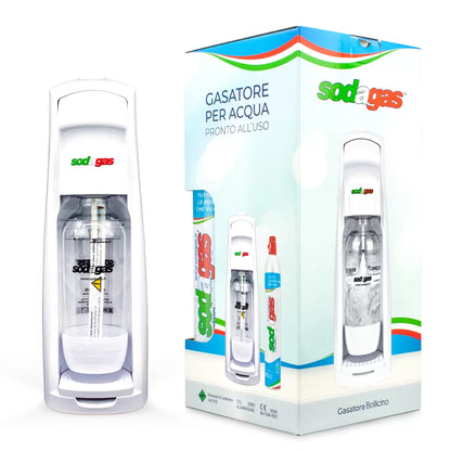 risparmia sulle bottiglie di acqua frizzante con il gasatore sodagas, Samec Srl, Italia, Treviso
