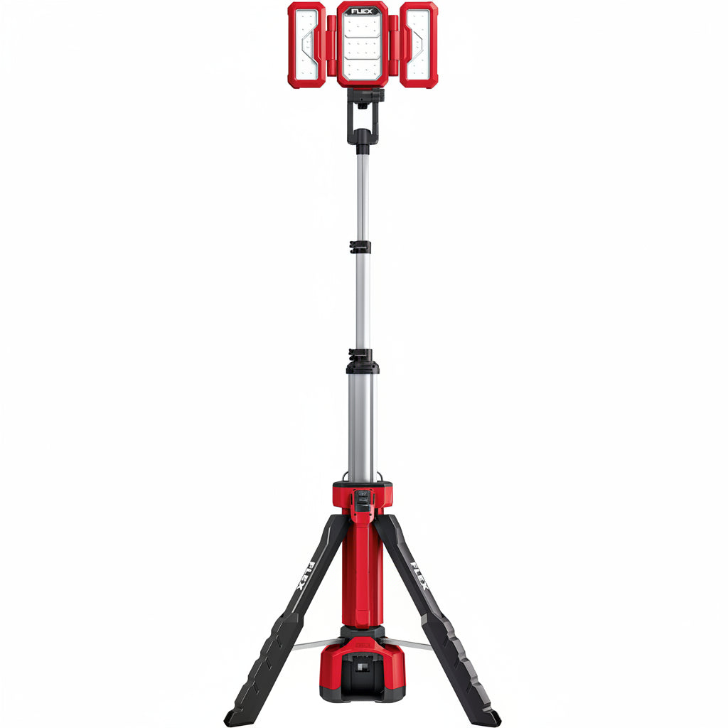 Proiettore LED da cantiere a batteria Flex 18V — 4000 lumen con treppiede
