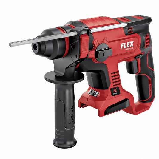 Martello tassellatore SDS-plus combinato a batteria 18 V. Flex CHE 18.0-EC