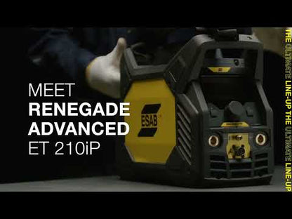 Saldatrice Inverter ESAB Renegade ET 210iP completa di Torcia TIG SR-B