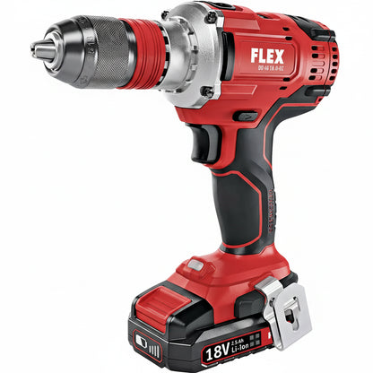 Trapano avvitatore a batteria Flex DD 4G 18.0-EC 18V — 4 rapporti Brushless