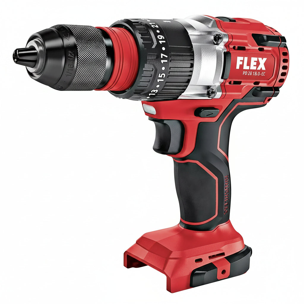 Trapano avvitatore a percussione Flex PD 2G 18.0-EC 18V — 2 velocità a batteria
