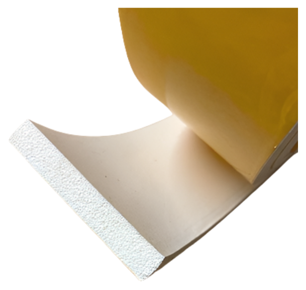 Silicone Espanso FDA, per ambiente alimentare, bianco, adesivo.