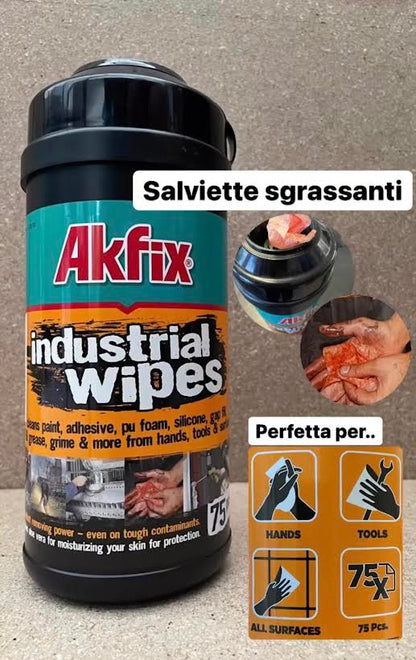 Salviette sgrassanti, INDUSTRIAL WIPES Akfix