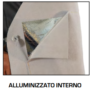 GREMBIULE ITALIANO pelle camoscio rinforzato