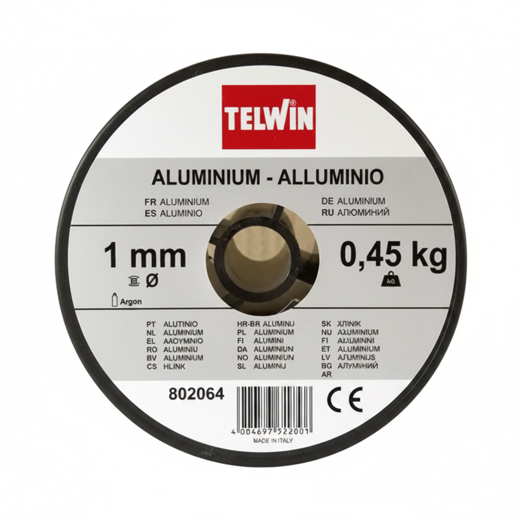 Rocchetto Filo Saldatura Alluminio AL Mg 5% | Ø 1,0 mm | 0,45 kg
