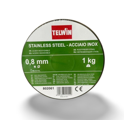 Rocchetto filo inox 308LSi D. 0,8 da 1 kg
